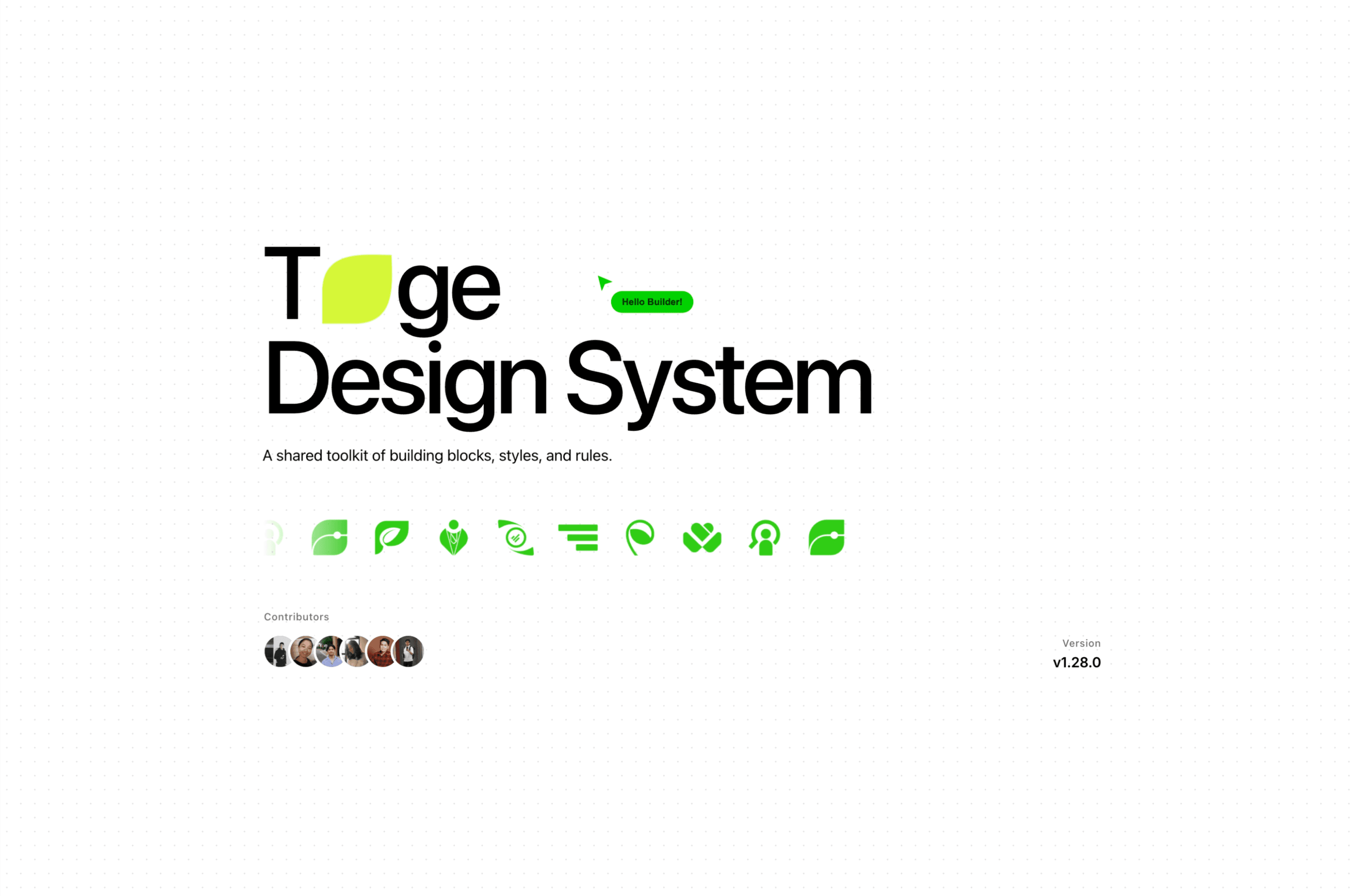 The Toge design system documentation site