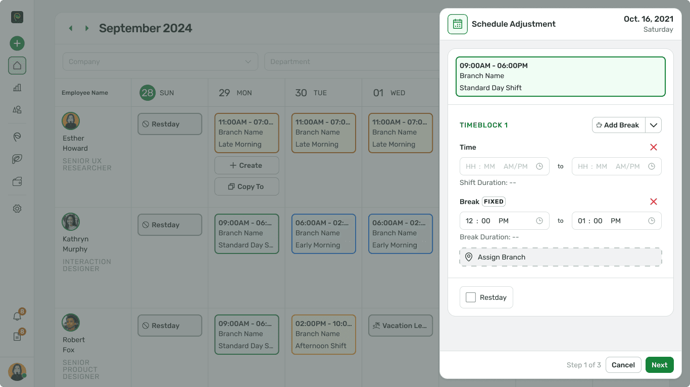 Dynamic Sidepanel: From Component to System